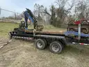 Hydraulic Arm Hydro blaster Gooseneck Trailer