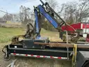 Hydraulic Arm Hydro blaster Gooseneck Trailer