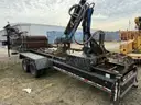 Hydraulic Arm Hydro blaster Gooseneck Trailer