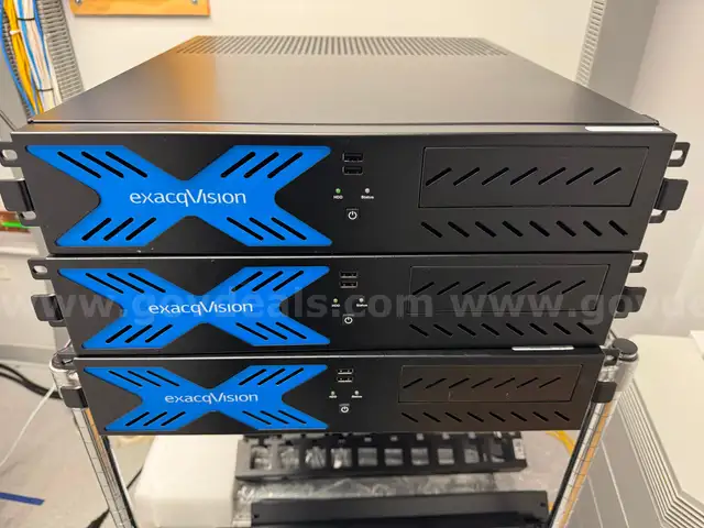 3 x Exacq NVR (network video recorder)