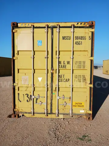 40ft Storage / shipping container.  #MSCU 984855