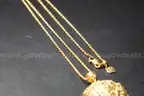 Italian 18kt Gold Over Sterling Silver Florentine-Style Lace Medallion Pendant Necklace.