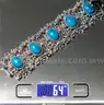 Vintage Selro Selini Style Bold Panel Bracelets &#x2013; Set of 2 &#x2013; Turquoise &#x26; Multicolor