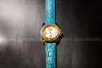 Invicta Angel 1117 Ladies Watch &#x2013; Mother of Pearl Dial &#x2013; Light Blue Leather Strap