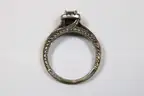 Sterling Diamond Ring