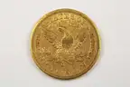 1880/S Gold Half Eagle