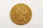 1880/S Gold Half Eagle