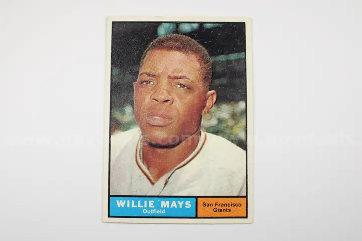 Vintage Willie Mays Topps Sports Card