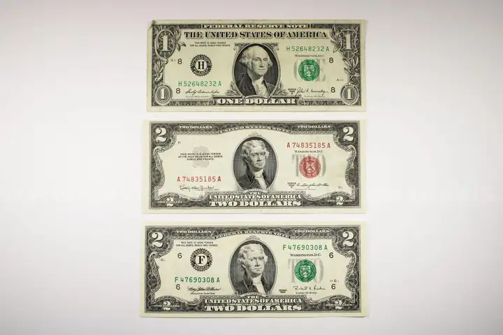 Three Piece Lot U.S. Currency