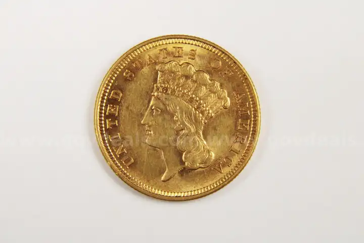 1854 U.S. $3 Gold Piece