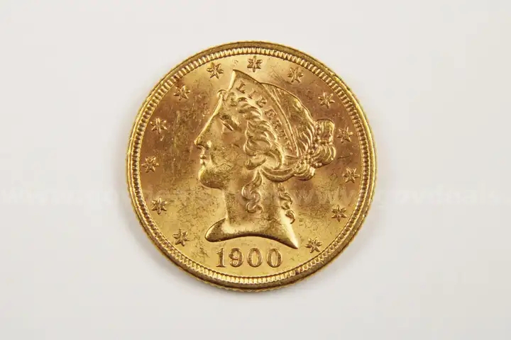 1900 U.S. $5 Gold Piece