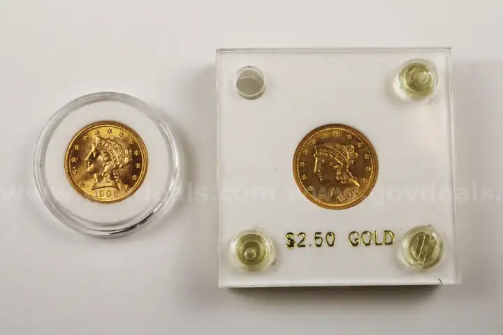 Two Piece Gold Coin Lot