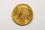 1907 Gold Quarter Eagle Uncirculated