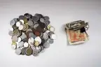 Large Lot of Foreign Coins and Currency