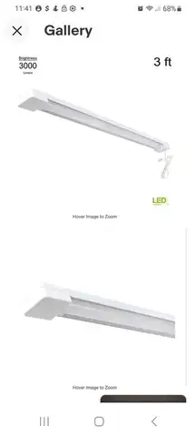 CASE OF NEW 3 FOOT SHOP LIGHTS