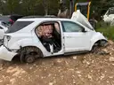 old scrap car bodies