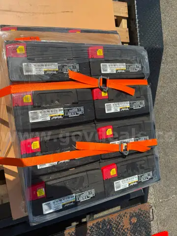 PALLET OF 18 NEW DURALAST GOLD  1000 CA BATTERIES