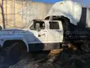 three 1996 ford f700 dump trucks