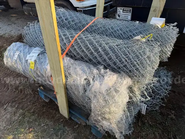 25 rolls of new 5 foot chain-link fencing