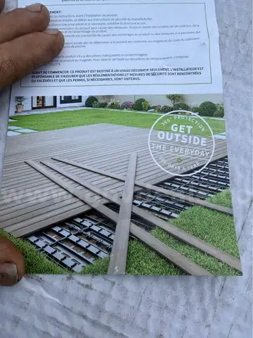 Insta deck flooring underlayment system