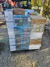 pallet of lighting fixtures