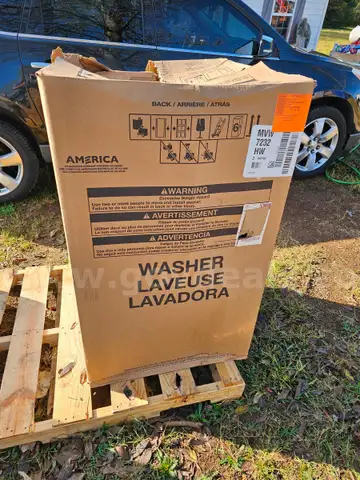 NEW  MAYTAG WASHING MACHINE