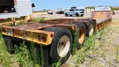 1981 Heavy Haul Tri-Axle Lowboy Trailer