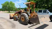 1999 John Deere 210LE Skip Loader / Box Blade Tractor