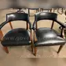 2 Black Office Chairs