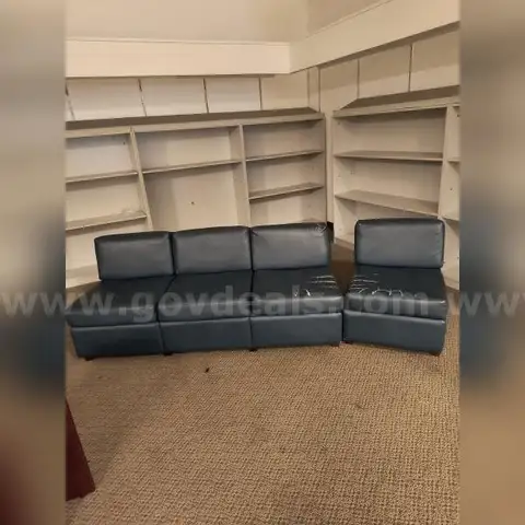 Blue Couch and Chair
