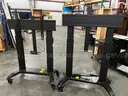 (2) TV Carts on Wheels