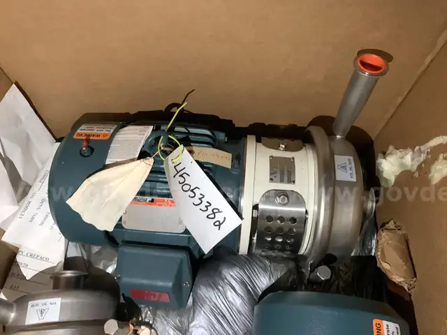 Unused APV Crepaco W40/20 Stainless Steel Centrifugal Pump | 120 GPM | 5HP | 3500 RPM