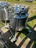 316L Stainless Steel, vertical Precision Stainless 103 Liter / 27.2 Gallon Jacketed Tank