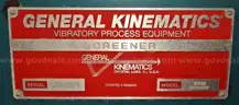 General Kinematics Para-Mount II Vibratory Screener