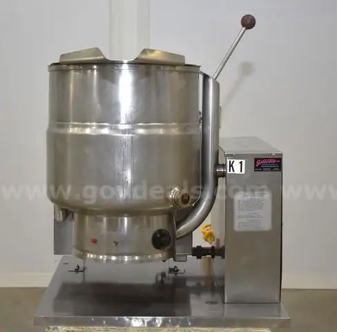 Used-Groen Kettle, Natural Gas Heated.  40 liter/ 10.6 Gallo