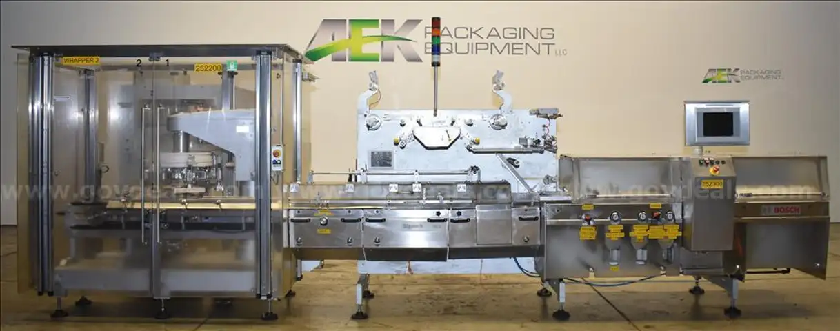 Used-2011 Bosch Horizontal Flow Wrapper, Model FGM, S/N J-01