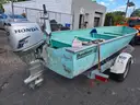 1989  Boat Alum  2007 Trailer  Honda Motor