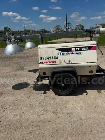Terex generator lights