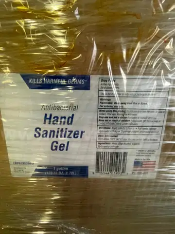 Lot of 2 Skids of Hand Sanitizer Gel (EXPIRED)