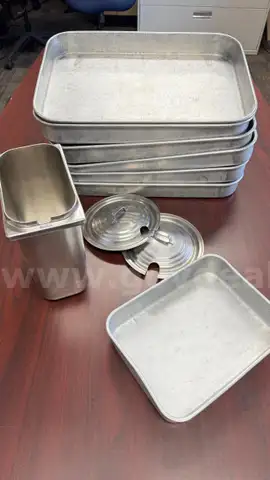 1/2 & 1/4 Deep Baking Pans, Steam Table Pan & Lids