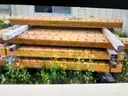 Lot of 199 GRADER BLADES, DOUBLE BEVEL, HIGH CARBON, 5/8 IN HOLE SIZE, 5/8 IN X 8 IN X 8 FT, CATERPILLAR #5D-9731