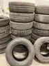 Lot of 148  New Take Off Tires - Michelin, Bridgestone, etc. List Including sizes below.