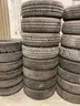 Lot of 148  New Take Off Tires - Michelin, Bridgestone, etc. List Including sizes below.