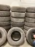 Lot of 148  New Take Off Tires - Michelin, Bridgestone, etc. List Including sizes below.