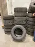 Lot of 148  New Take Off Tires - Michelin, Bridgestone, etc. List Including sizes below.