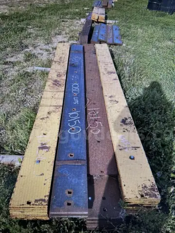 Lot of 120 Grader Blades - See list for sizes and quantity per size