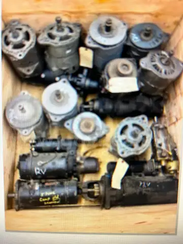 Lot of Starters and Alternators