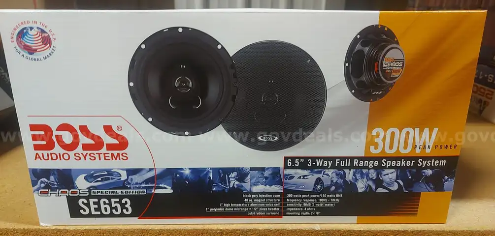 Boss SE653 6.5 inch 3 way Car Speaker Pair