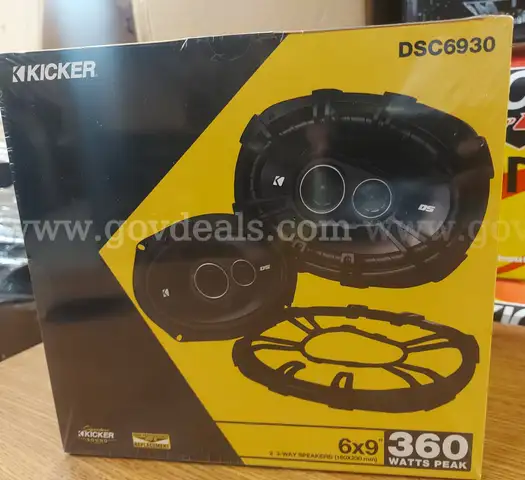 KICKER DSC6930 6x9 INCH CAR AUDIO SPEAKER PAIR