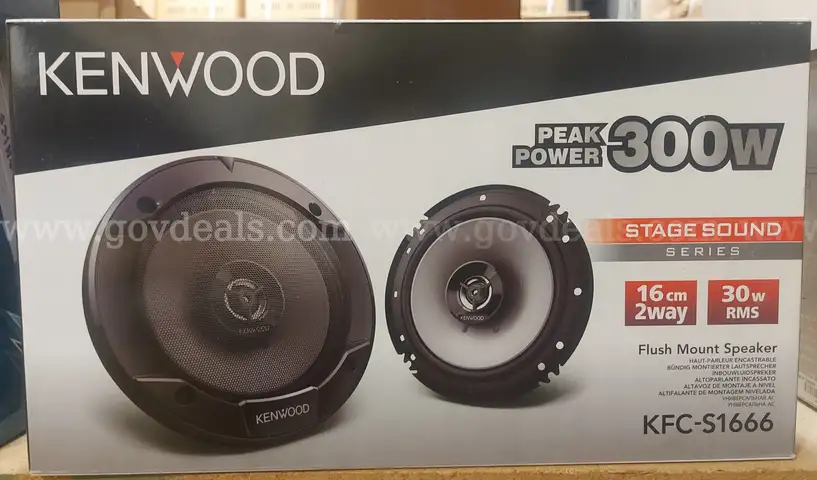 Kenwood KFC-S1666 6.5" Car Speaker Pair